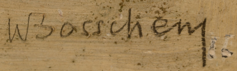 Willy Bosschem — Signature of the artist, bottom right