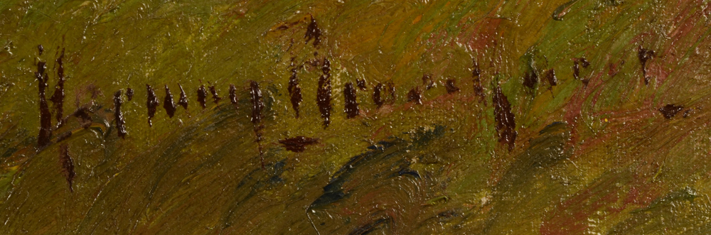?Herman Broeckaert — Signature of the artist, bottom right