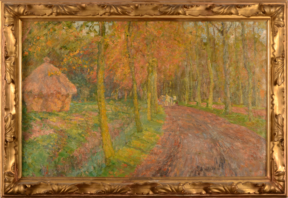 Georges Buysse The Haystack — In the original frame