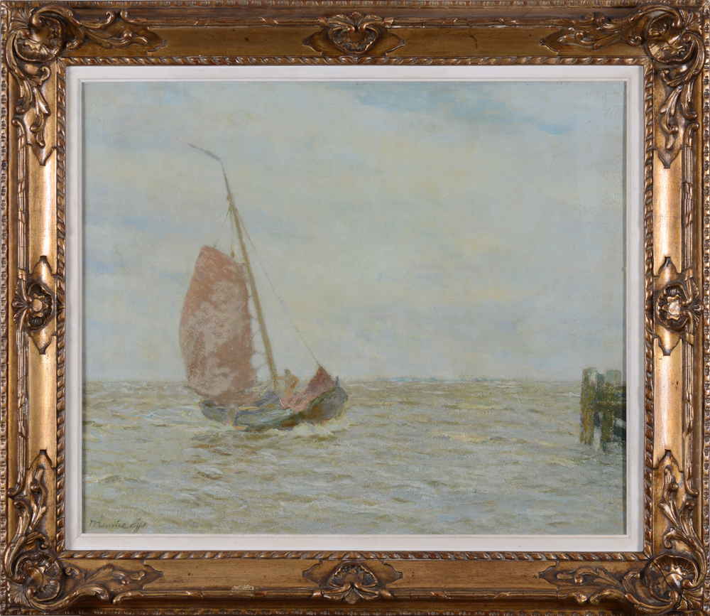 Maurice Sijs — The painting in its original frame