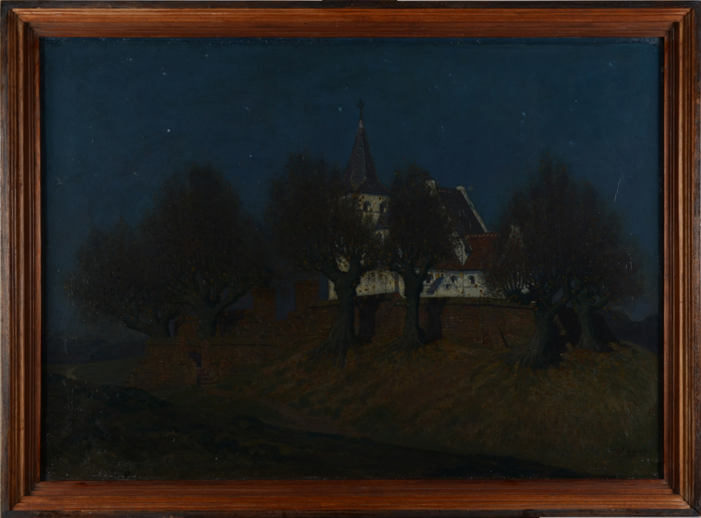 Derk Wiggers — the painting in its original frame