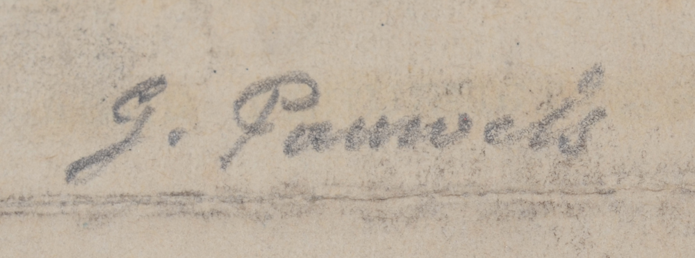 Gaston Pauwels — Signature of the artist bottom right