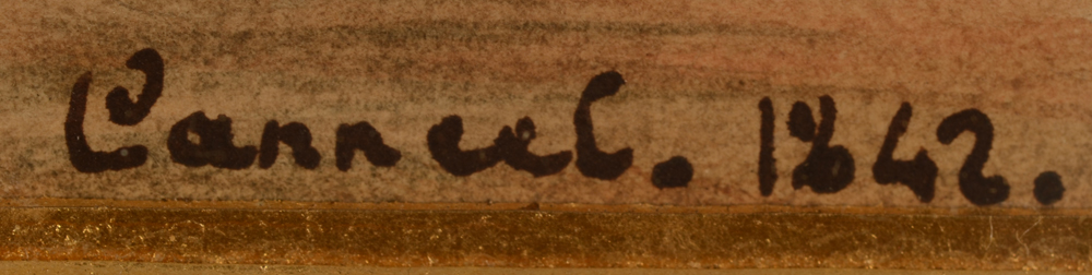 Theodore Canneel — Signature of the artist and date at the front, bottom left