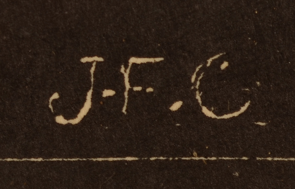 Jan-Frans Cantré — Monogram in the image, bottm right