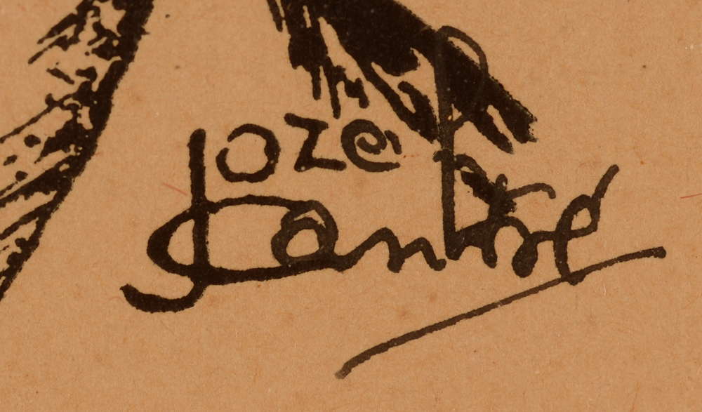 Jozef Cantré — Signature in the image