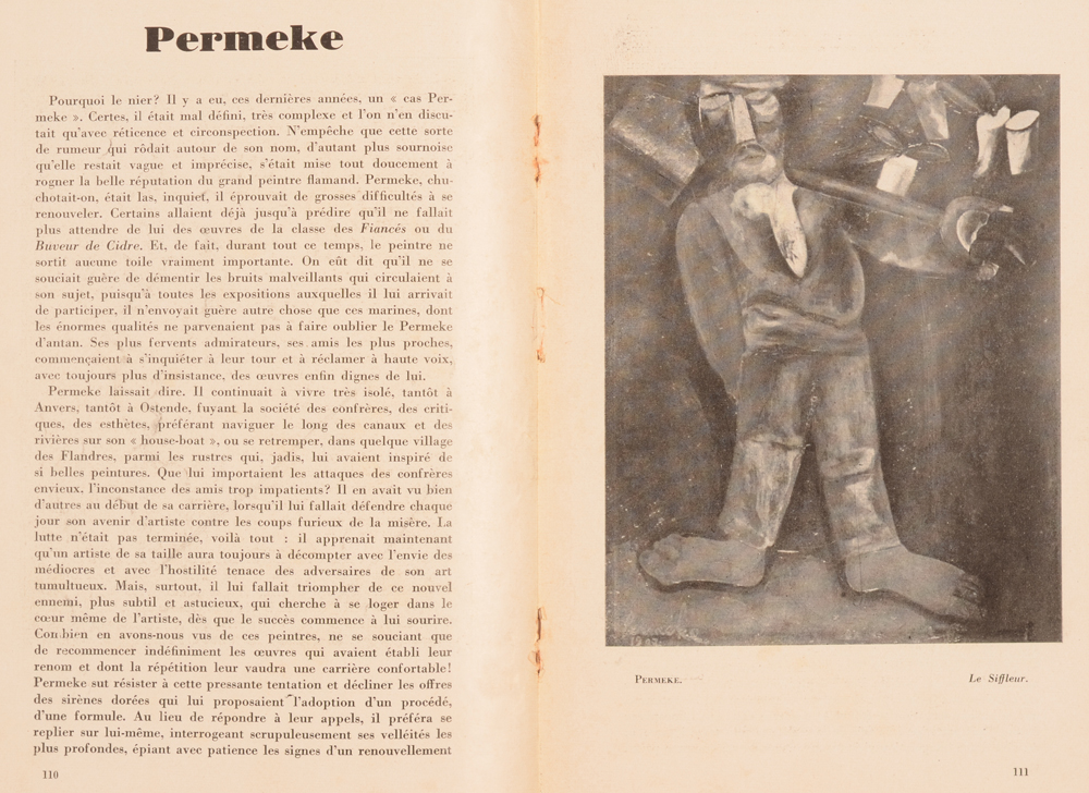 Le Centaure — Permeke article April 1928