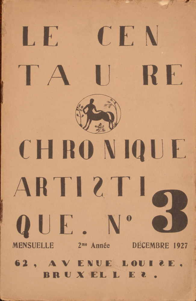 Le Centaure — December 1927, poor condition