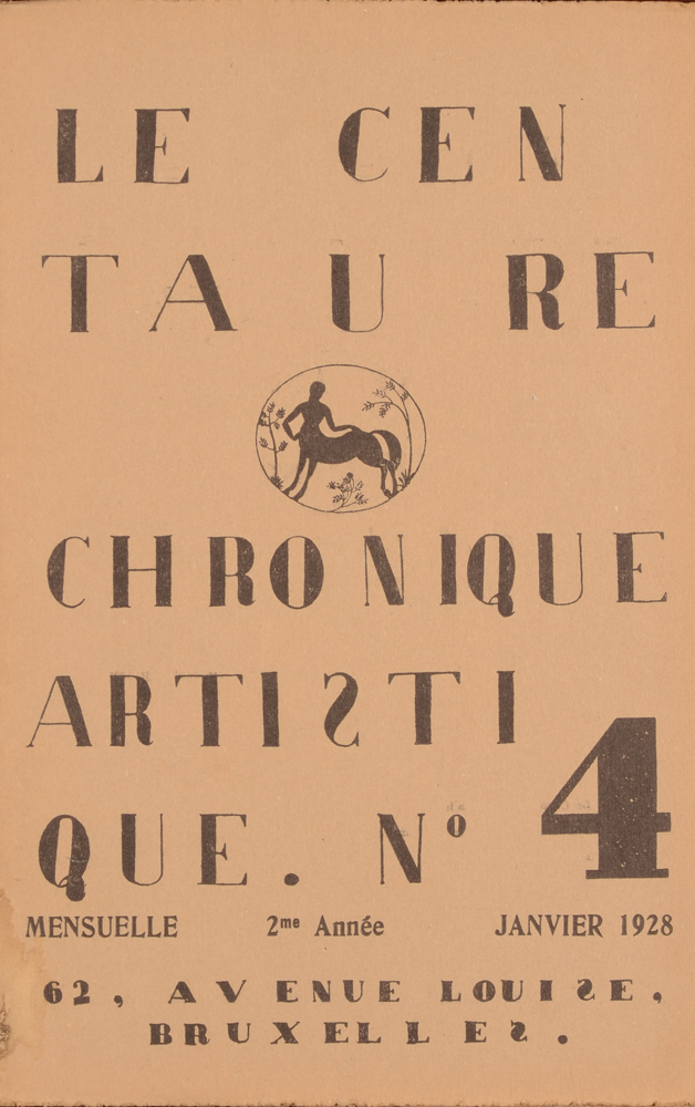 Le Centaure — January 1928