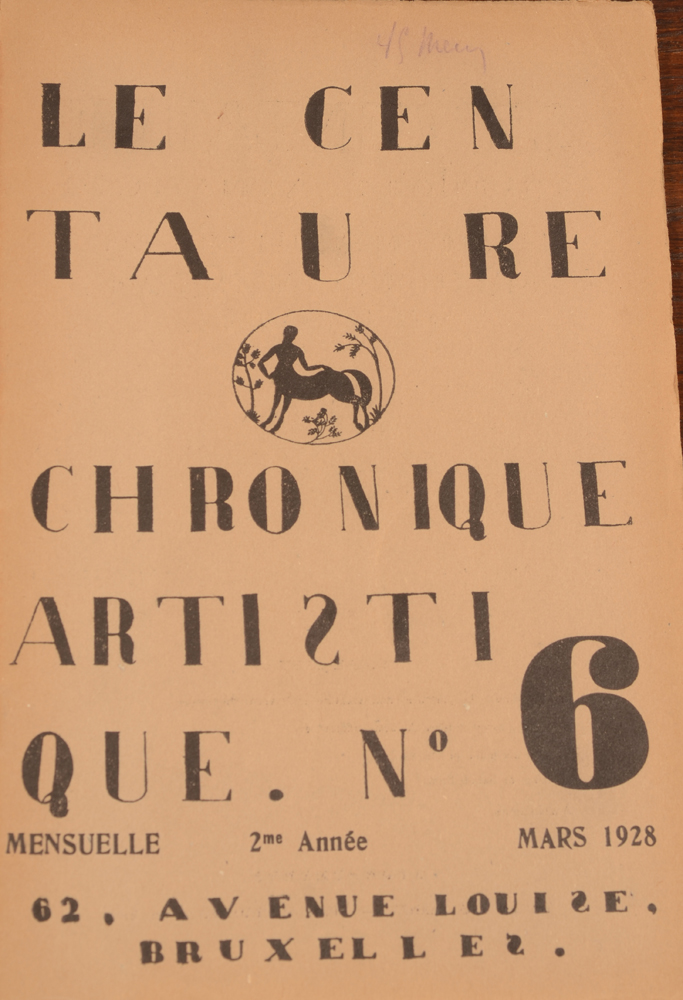 Le Centaure — March 1928