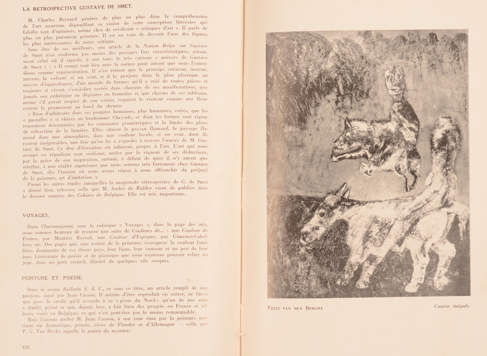 Le Centaure — March 1929: Frits van den Berghe: surrealist work