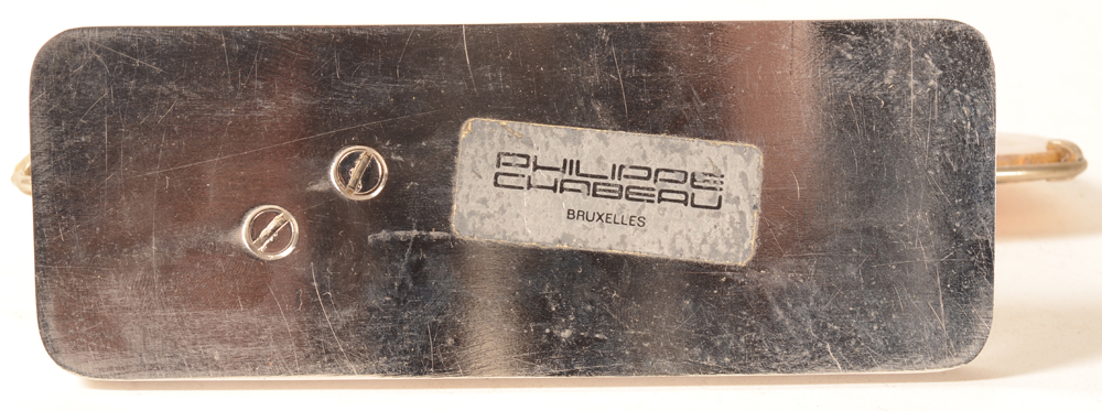 Philippe Chabreau — Label on the bottom of the base