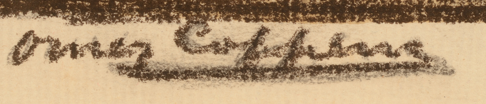 Omer Coppens — Printed signature of the artist, bottom right