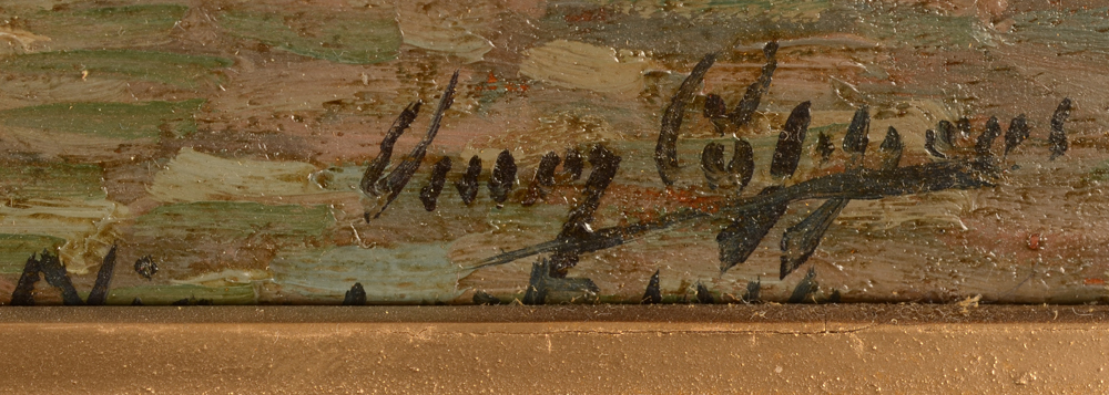 Omer Coppens — signature of the artist, bottom right