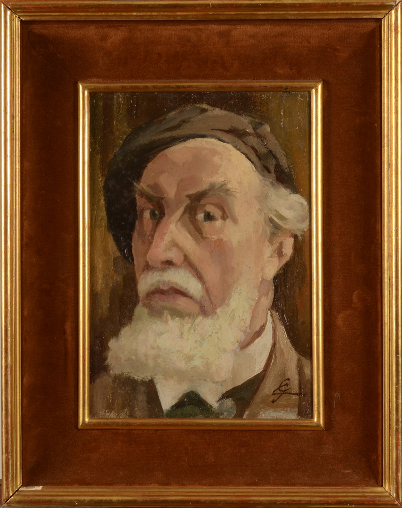 Gustave Cornelis Self Portrait — In its Van Thienen frame