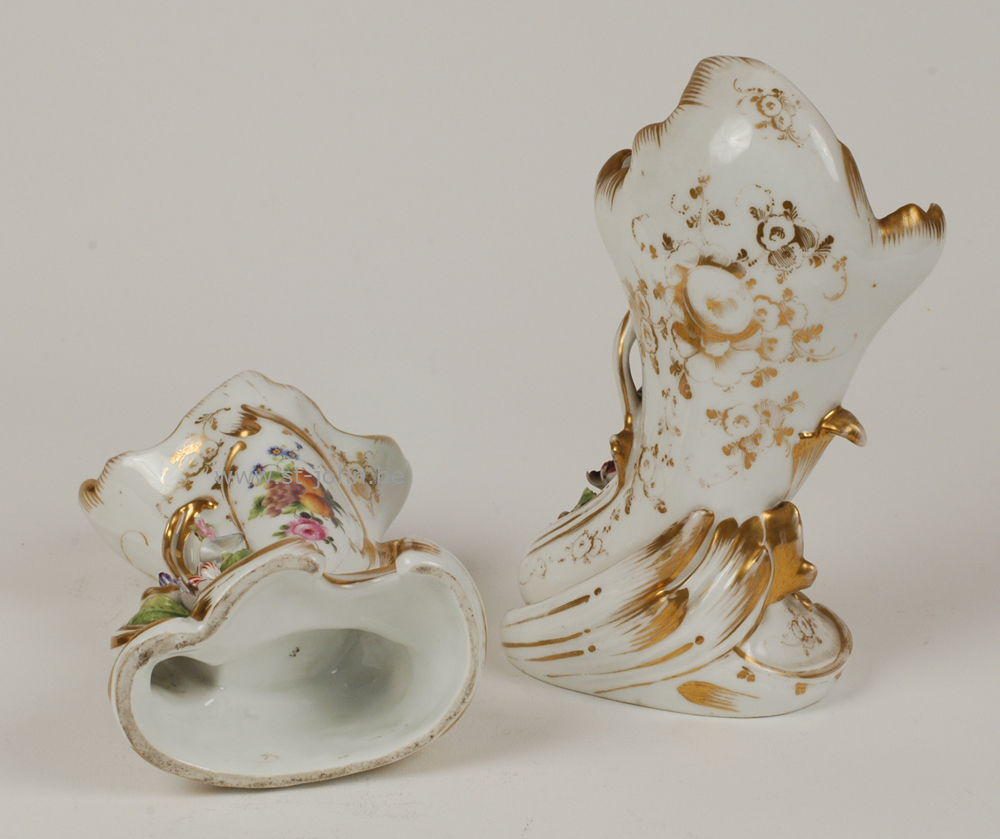 A pair of Louis-Philippe Cornucopia Vases.
