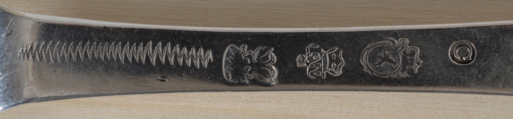 Jacques-François Wery — Details of the marks, clearly struck