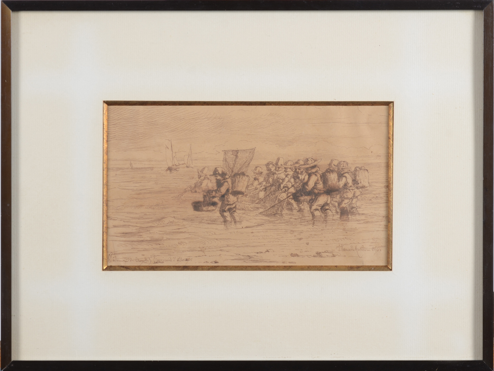 Jan Van de Kerkhove — the drawing in its modern frame