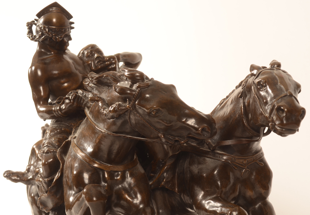 Ernest Dagonet — Detail of the horses