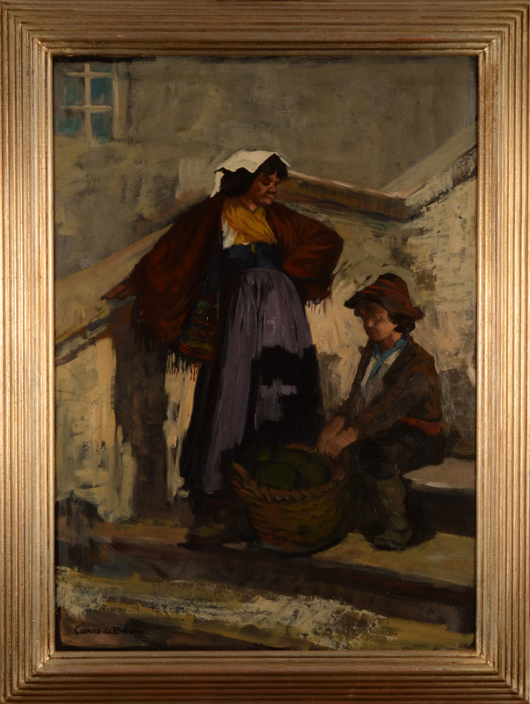 Cornelis De Bruin — The painting in its modern frame