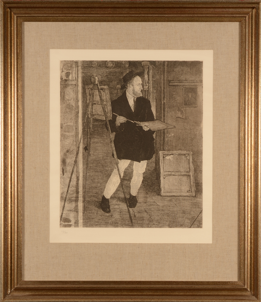 Jules De Bruycker — The etching in its modern frame