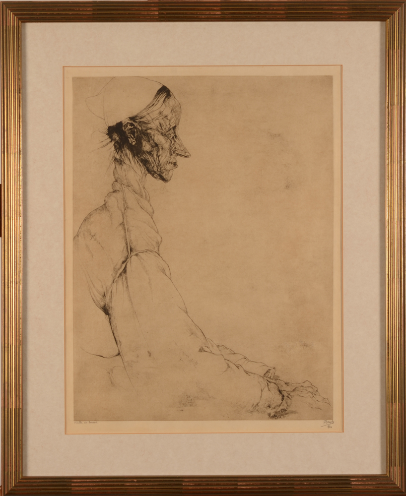 Jules De Bruycker  — The etching in its frame