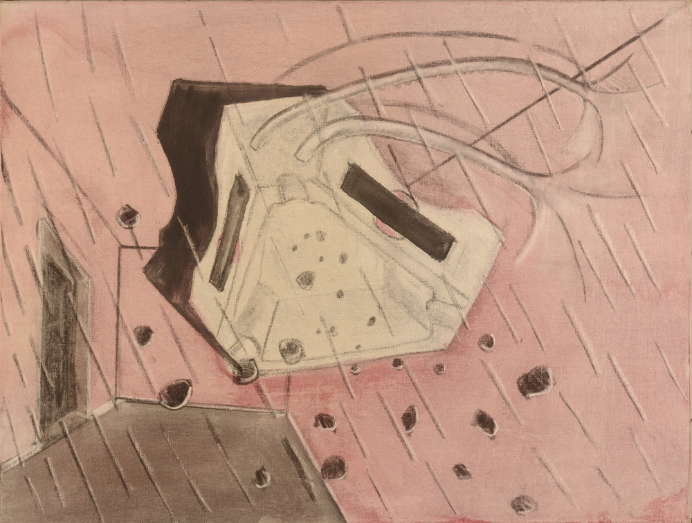 Dees De Bruyne — Très rare peinture de 1967, signée, datée et titrée sur le dos