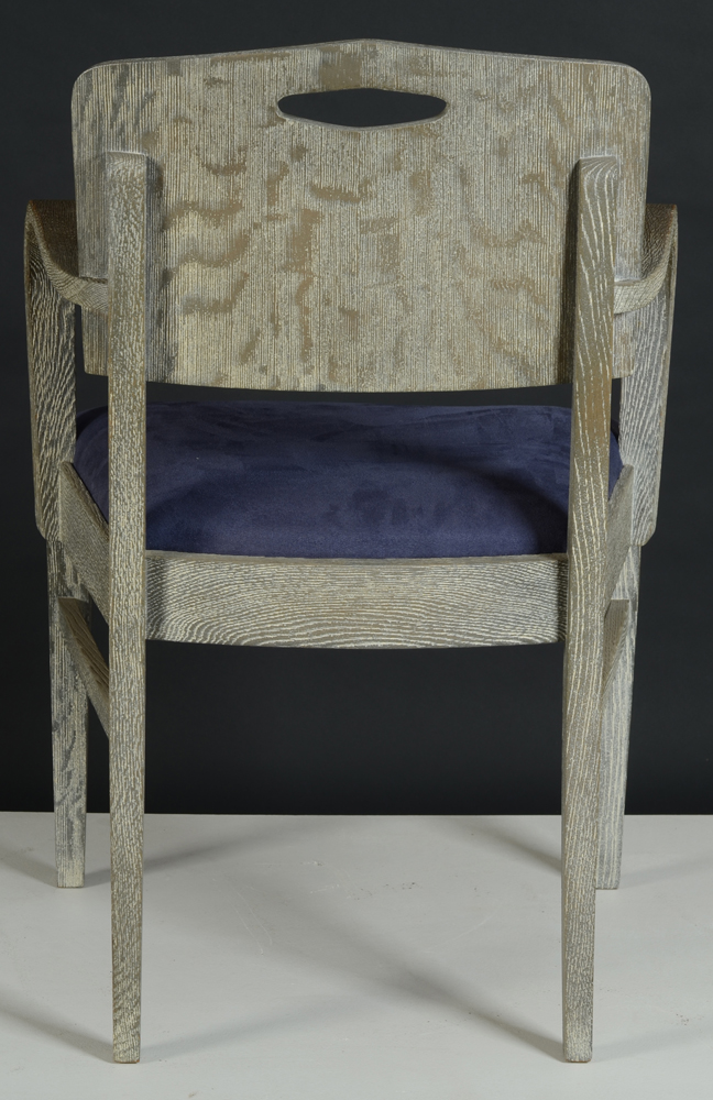 De Coene Freres — Back of the arm chair, note the grip at the top.