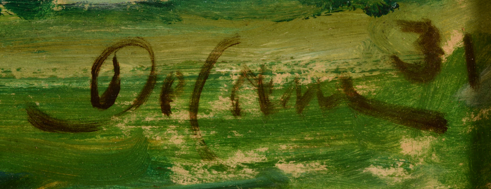 Jozef De Coene — Signature by the artist and date bottom right