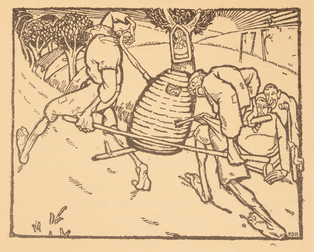 Charles De Coster Ulenspiegel illustrated by Jules De Bruycker — Detail of an illustration by De Bruycker