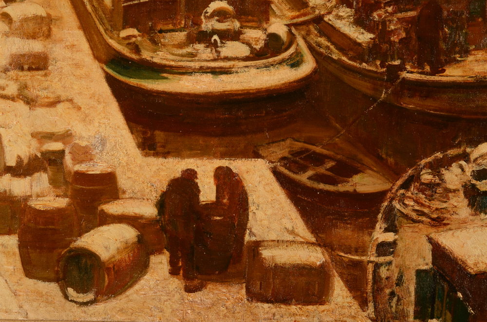 Alfons De Cuyper — Detail of the work, bottom left