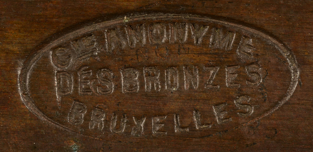 Henri de Fierlant — Rare foundry mark on the side of the base