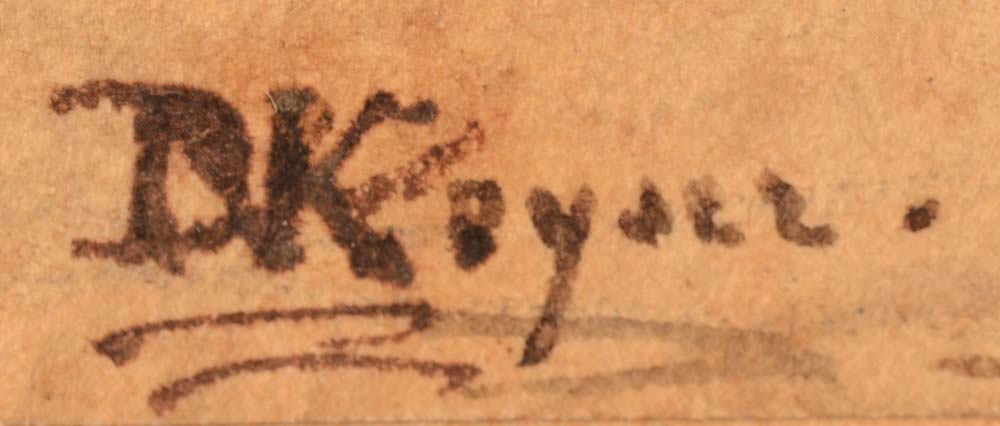 Nicaise De Keyser — <p>Signature of the artist, bottom left</p>