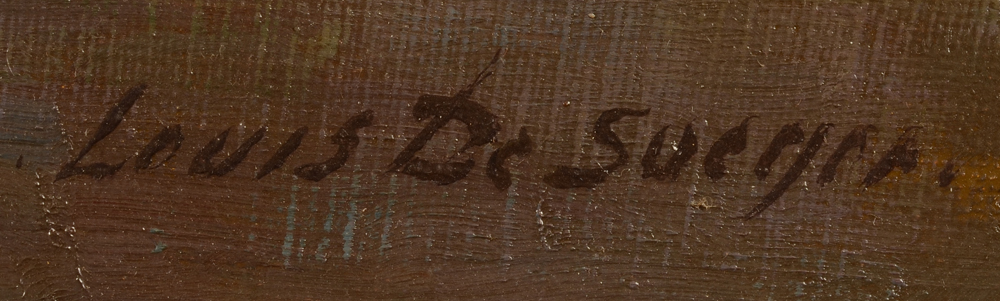 Louis De Saeger — Signature of the artist bottom right