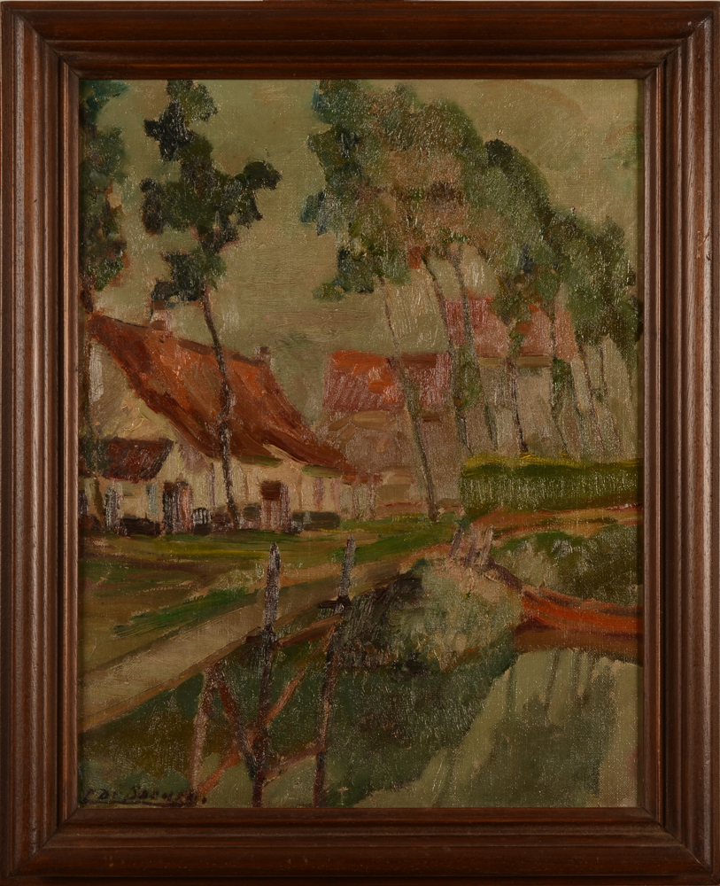 Louis De Saeger — The painting in its frame