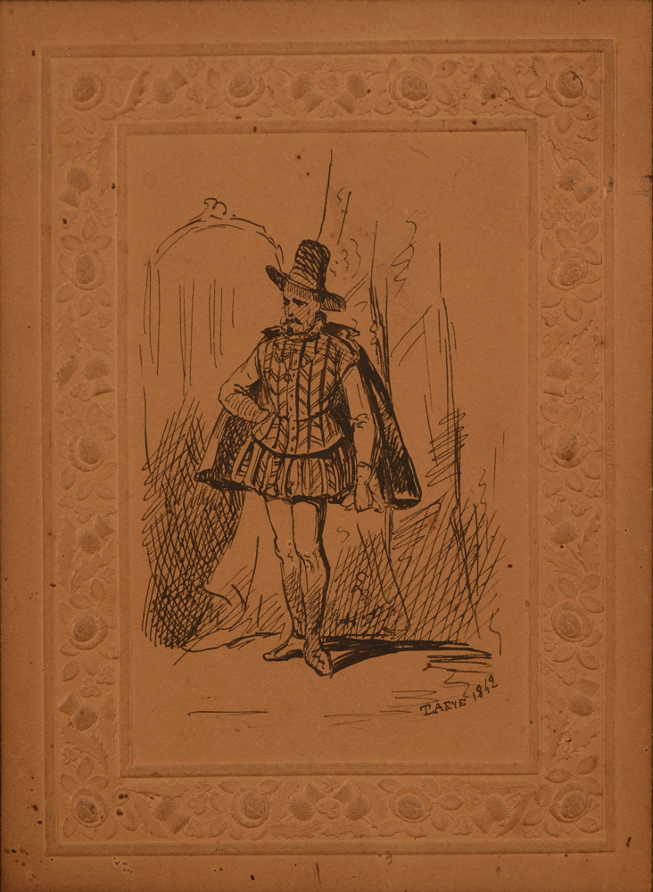 Jean Louis De Taeye portrait of a man — homme en costume 17ème