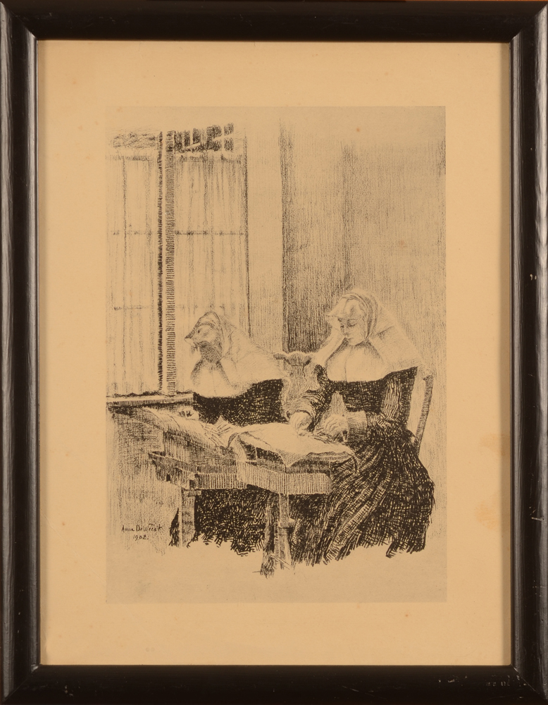 Anna de Weert  — the print in its modern frame
