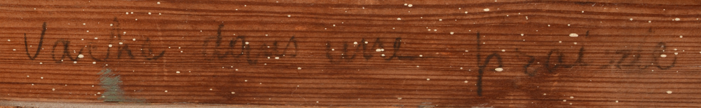 Anna de Weert — title written by the artist on the back of the strecher