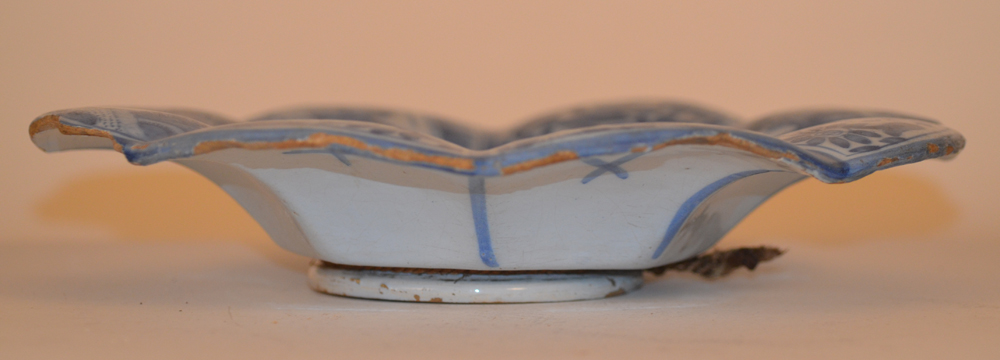 Delft lobed dish — Profile du plat lobé