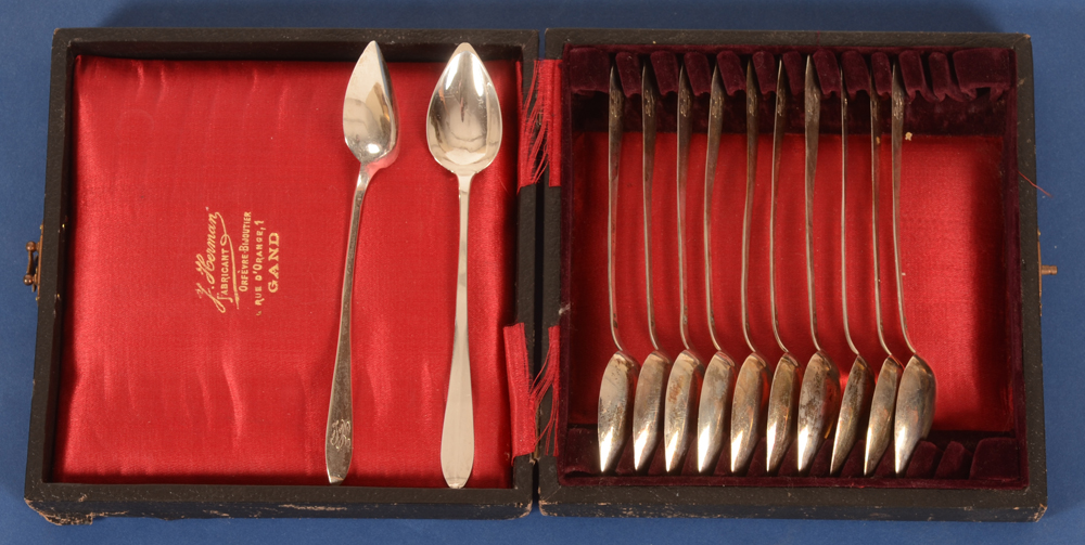 Delheid Frères — The spoons in their box