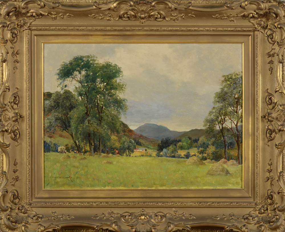 William Dicky — Scotish landscape, oil painting