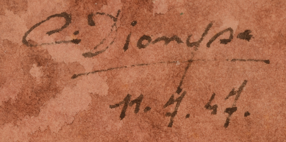 Carmen Dionyse — Signature and date bottom right