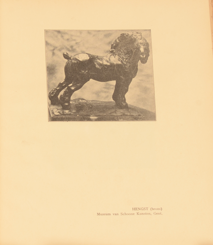 Domien Ingels monografie 1927 — Voorbeeld van een illustratie van het platendeel met de beelden