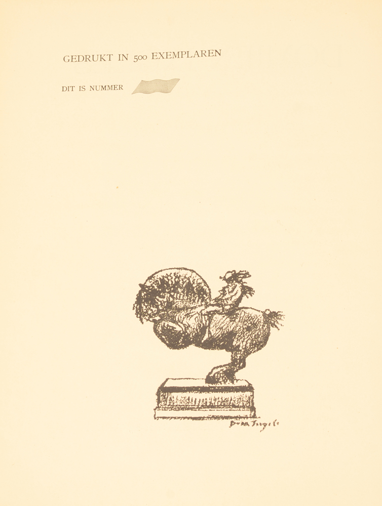 Domien Ingels monografie 1927 — Een niet genummerd exemplaar