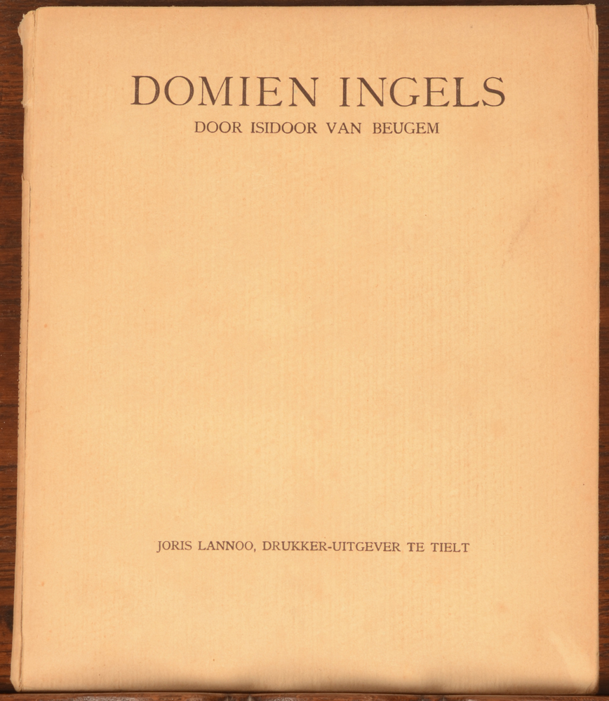 Domien Ingels monografie 1927 — Kaft van het boek