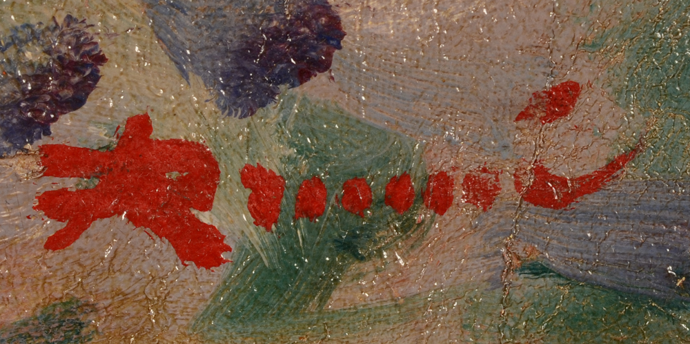 August Drume — Signature of the artist, bottom right