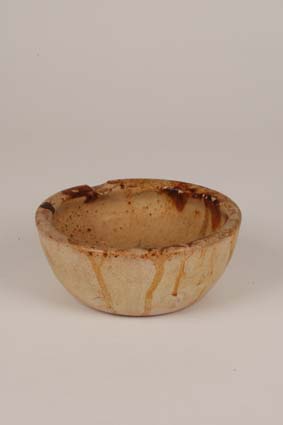 1965-1970 — Bowl, 5,5 x 14 cm, impressed mark &quot;JM&quot; &amp; glaze formula written on bottom.