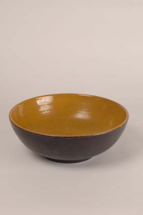 1955 — Bowl, 10,5 x 30 cm, impressed mark &quot;Joost Marechal&quot; (bottom)