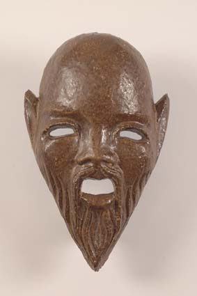 1954-1960 — Mask, 28,5 x 16 cm, unsigned.