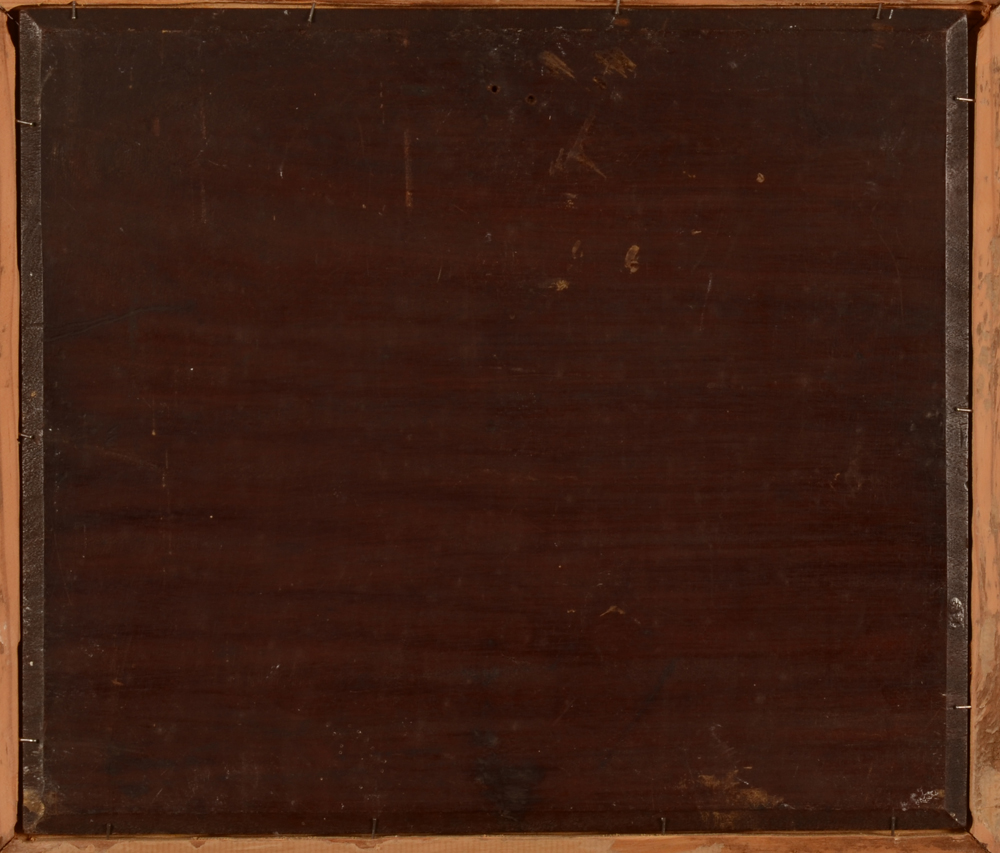 Unknown artist — Back of the mahogany panel