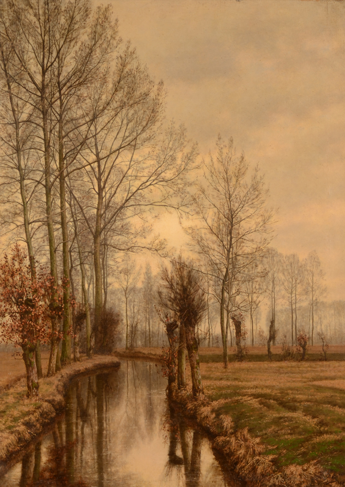 Alfred Elsen — Landschap in de omgeving van Antwerpen, 1880